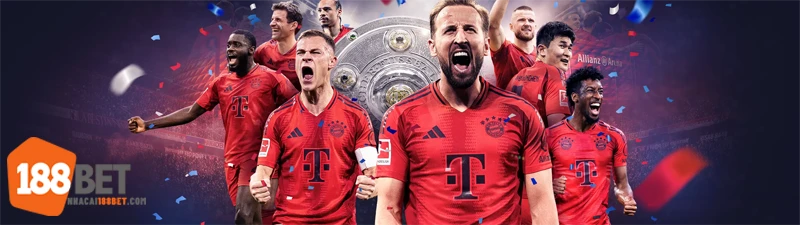 FC Bayern Munich là đối tác 188BET tại khu vực Châu Á